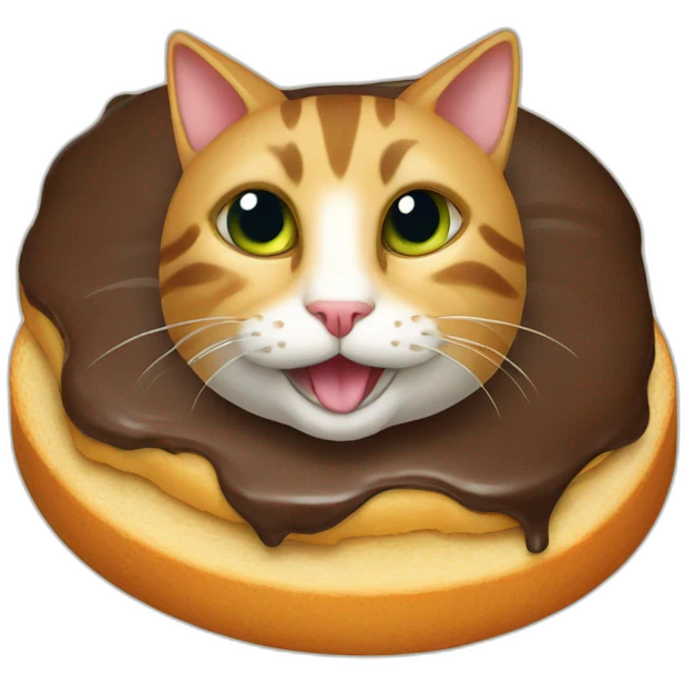 Cat on a tortel emoji