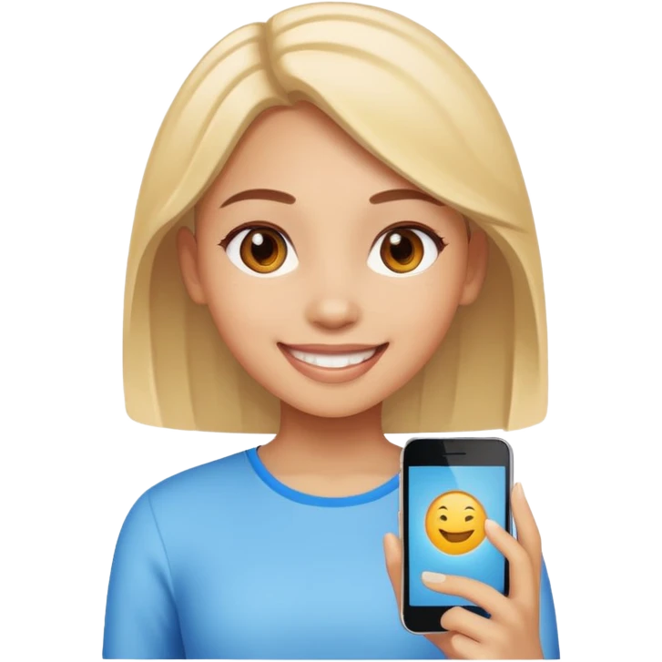 Girl witj diga emoji