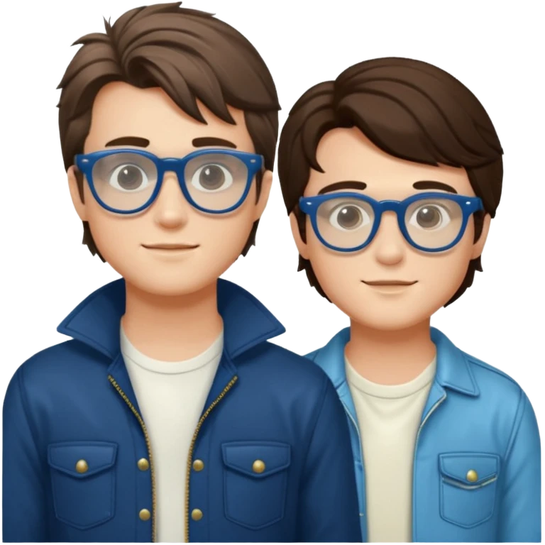 Billy hargrove and Steve harrington and mike in one Photo Wearing Glasses Looking cool and having Aura And yes the Cool glasses  emoji
