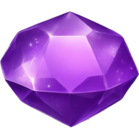 Purple gem emoji