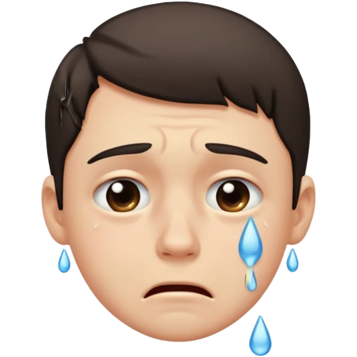 Boy crying emoji