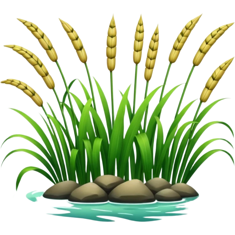 Reeds and river emoji