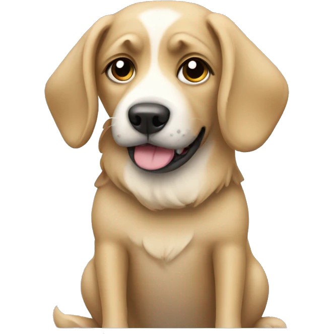 Dog wearing a Pulli emoji