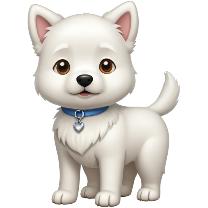 White dog emoji