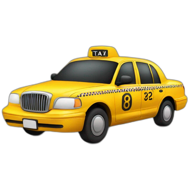 taxi cab emoji