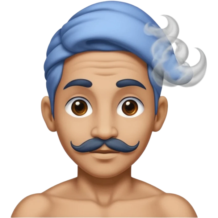 genie with smoke emoji