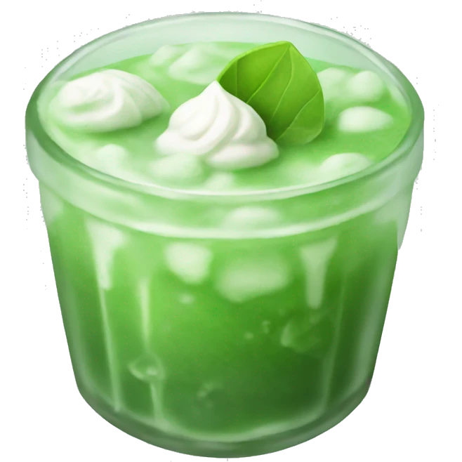 iced matcha emoji