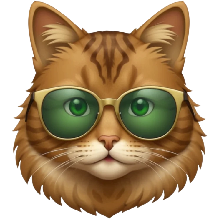 Cat wearing sunglasses emoji