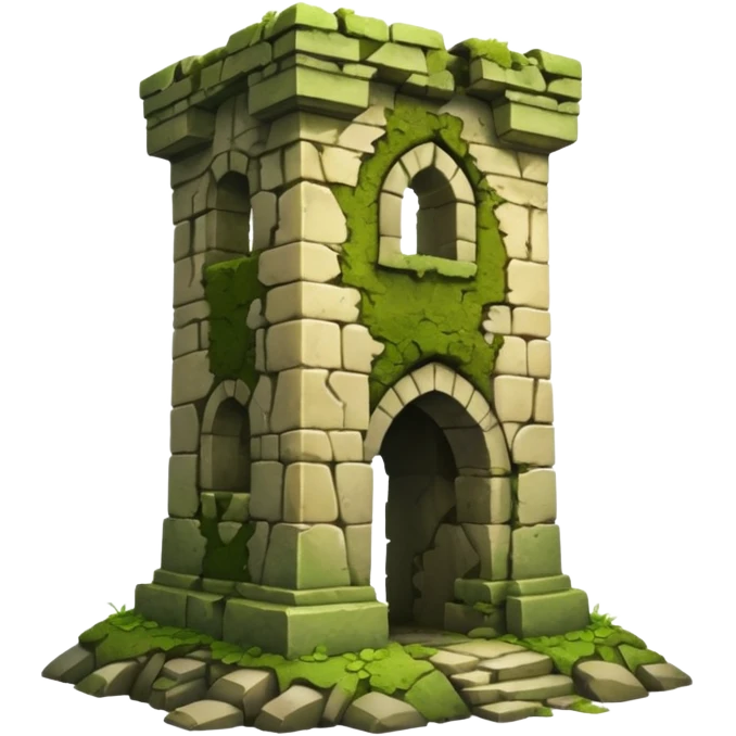Ruined tower emoji