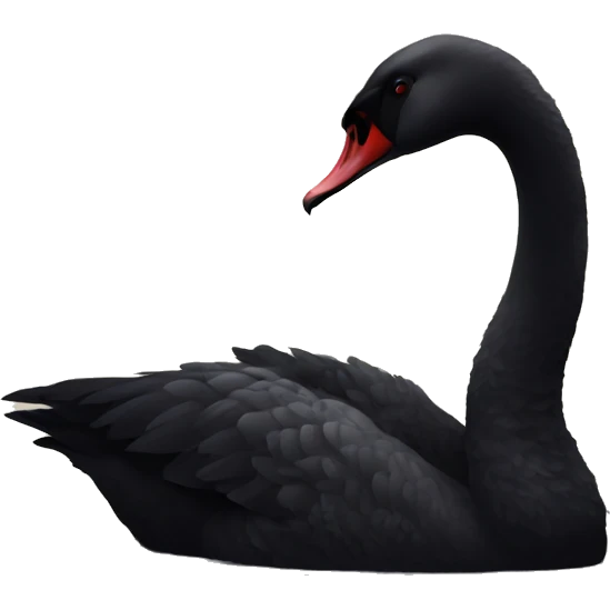 Black swan emoji