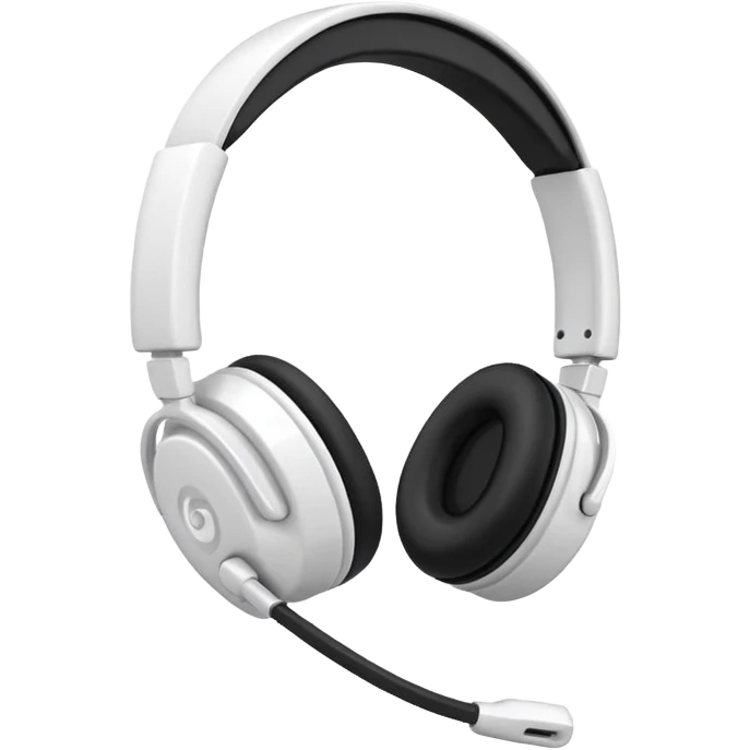 Please make a white headset emoji emoji