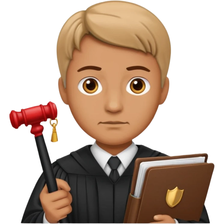 yargıç elinde dosya var emoji