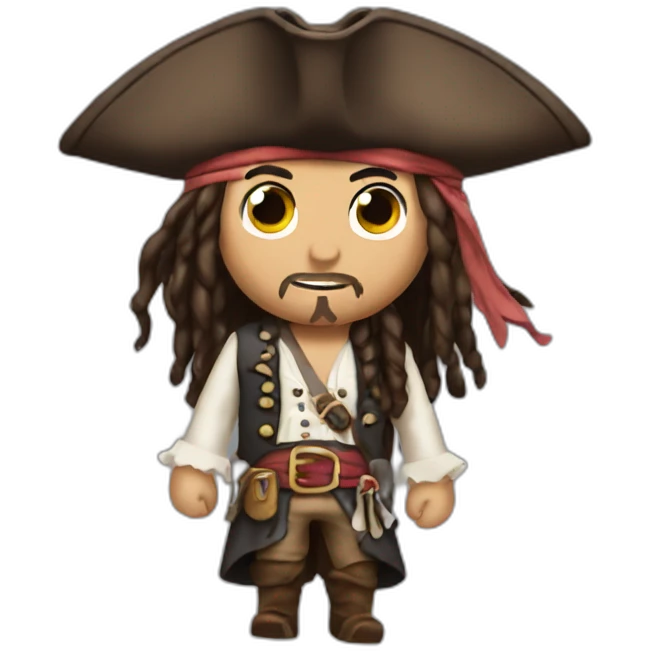 Jack sparrow falling in love  emoji