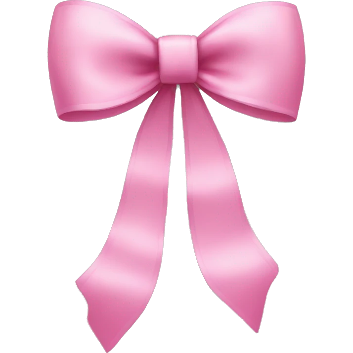pink bow emoji