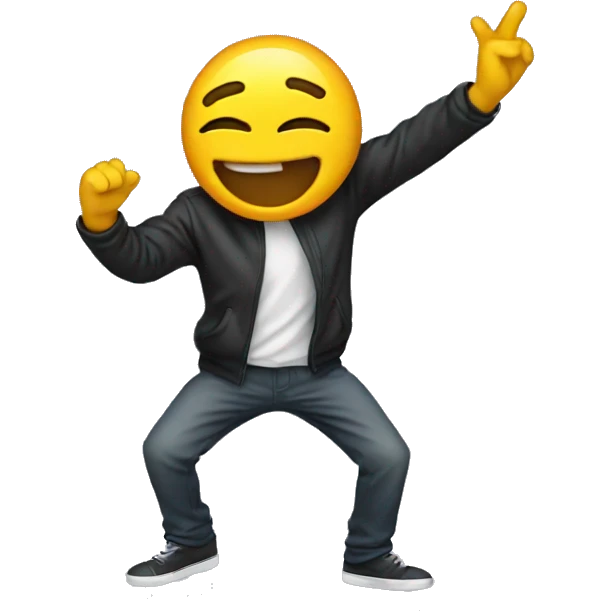 emoji dabbing emoji