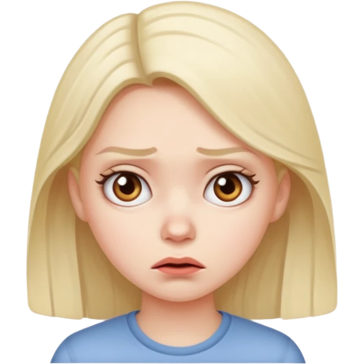 Very annoyed girl emoji
