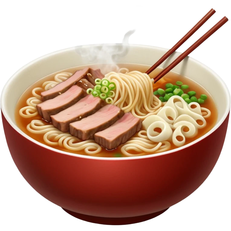 single bowl of noodles for one person emoji