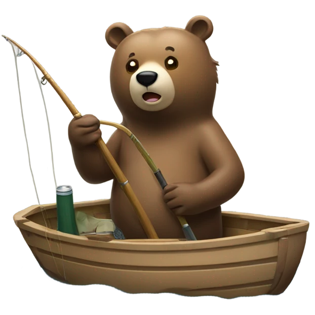 Bear working emoji
