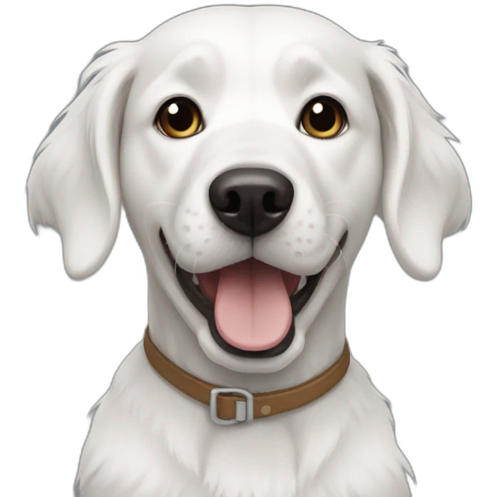 white dog emoji