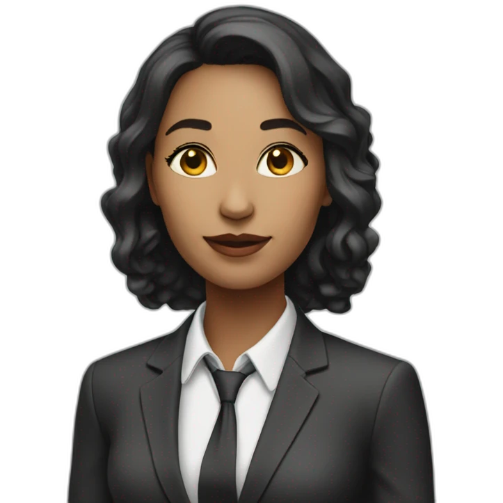 woman-white-skin-in-suit-angle emoji