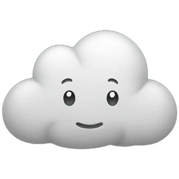 rainy cloud emoji