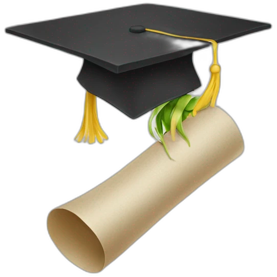 graduating lice emoji