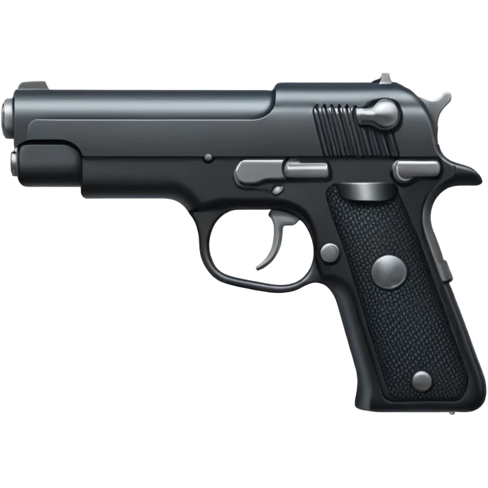 Pistol gun emoji