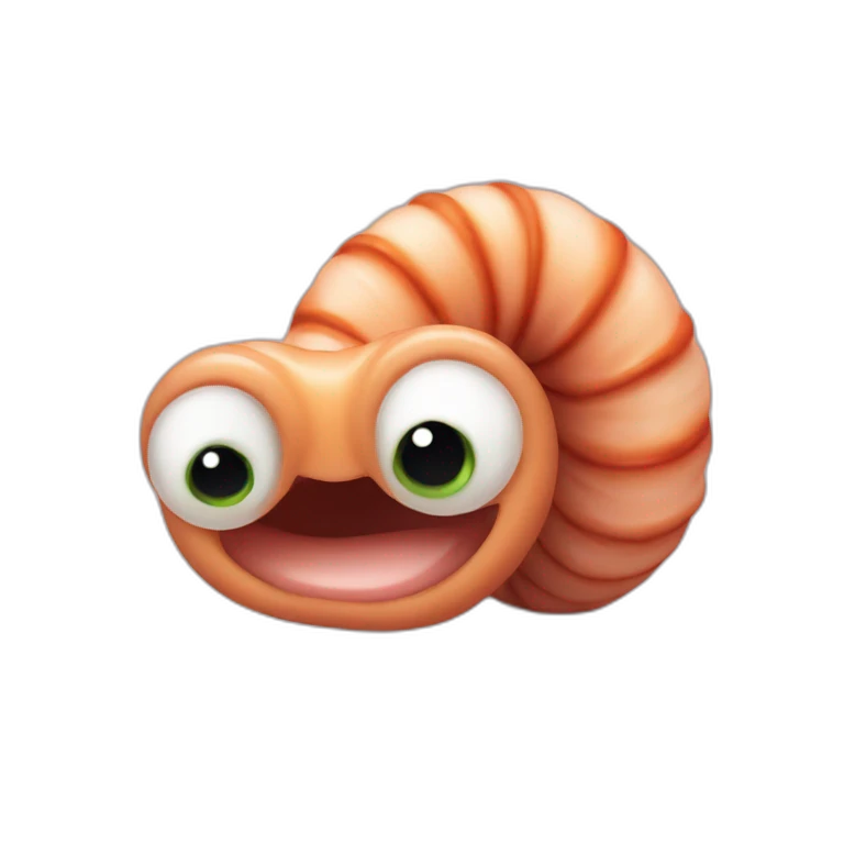bayon worm cute baby emoji