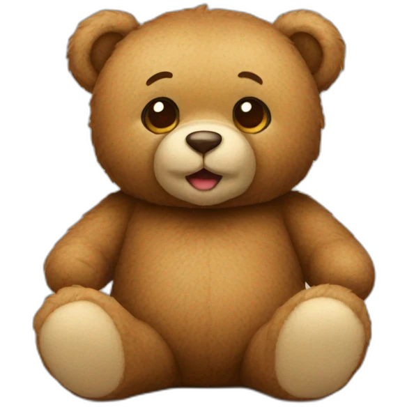 Teddy bear emoji