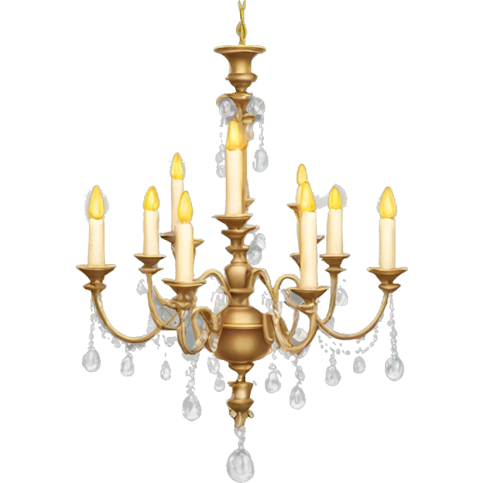 chandelier candles emoji