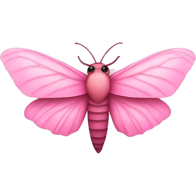 pink moth emoji