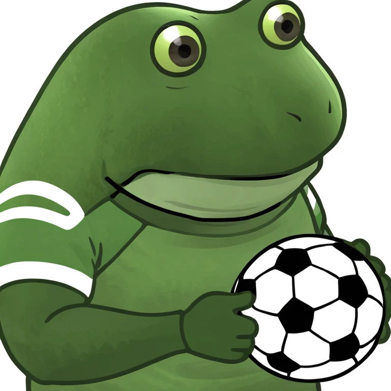 bufo in a football suit emoji
