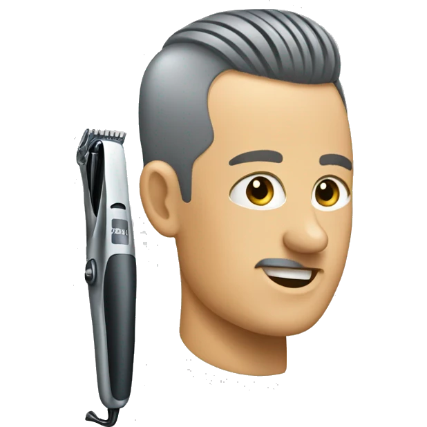 Hair clipper emoji