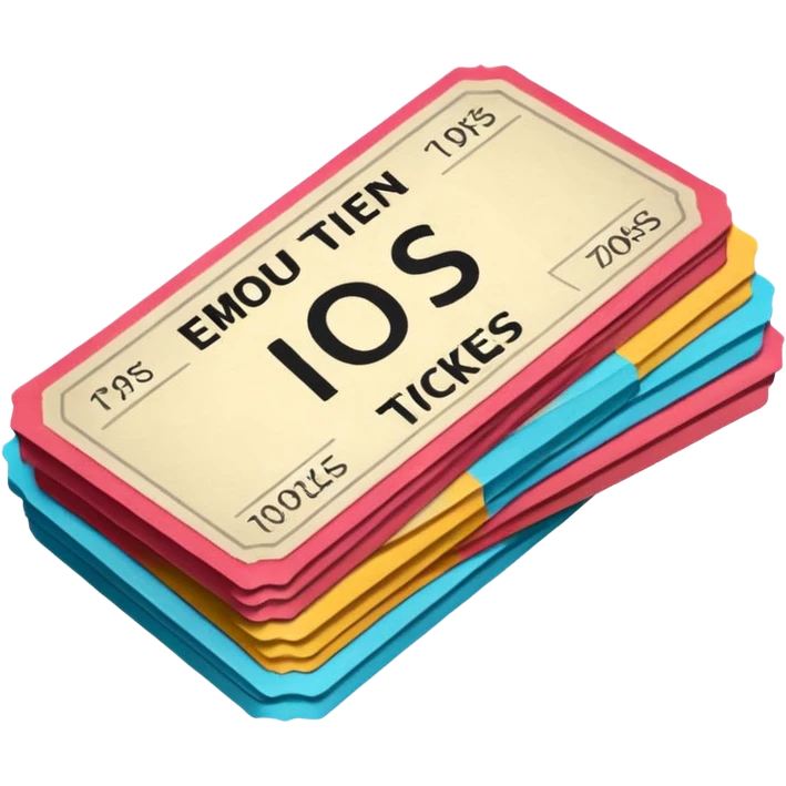 tickets emoji
