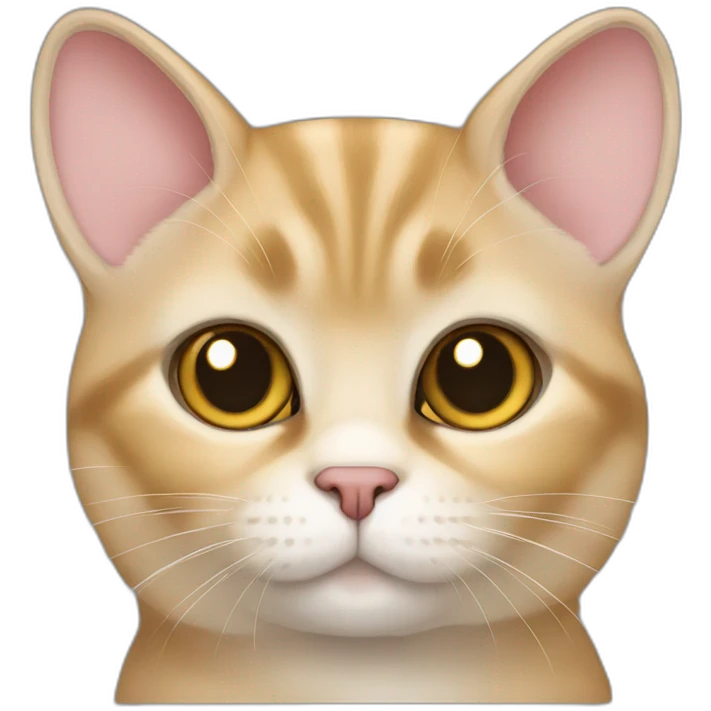 British chinchilla gold cat emoji