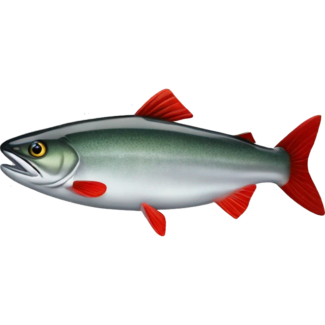Sockeye salmon emoji