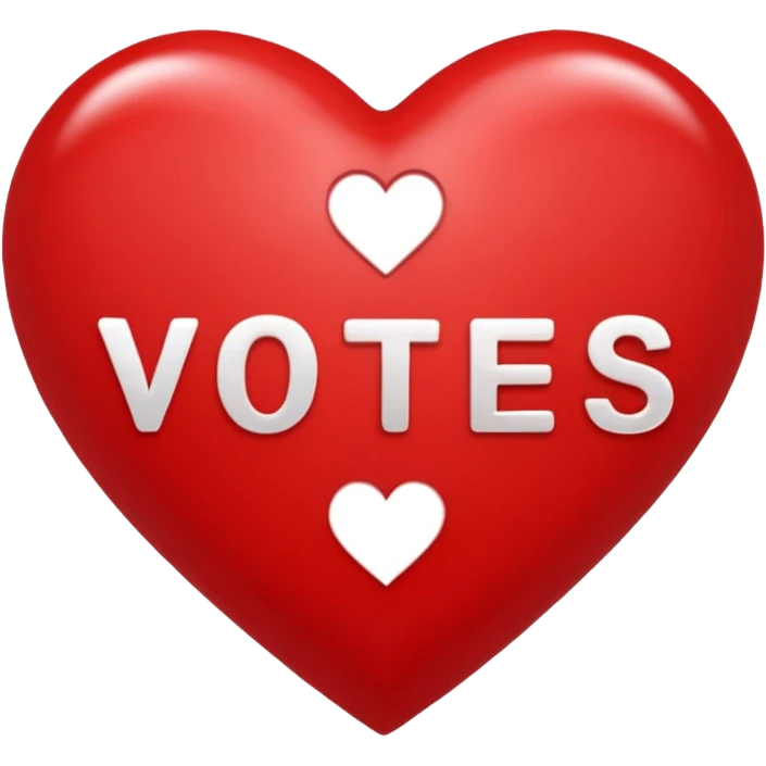 heart votes emoji