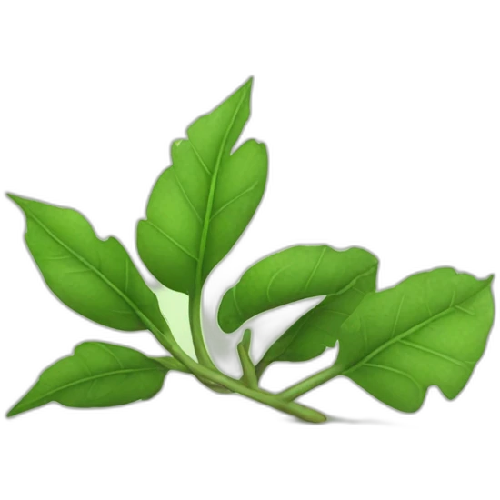 sick plant dry leaves emoji
