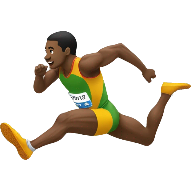 long jump side view emoji