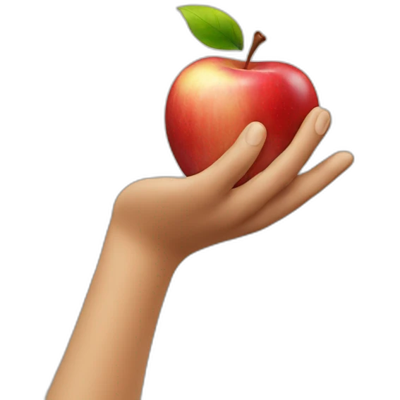 apple waving hand emoji