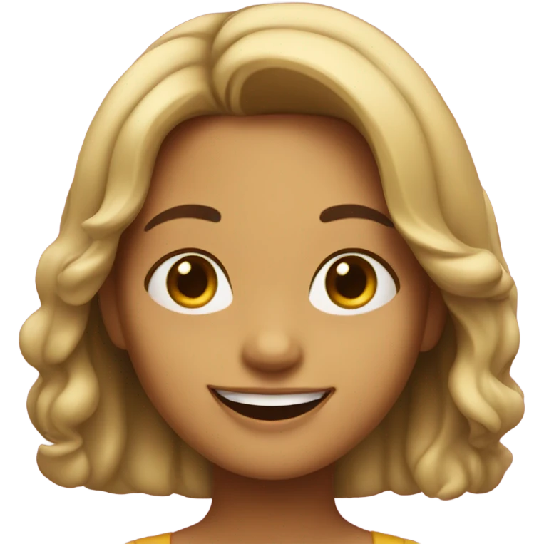 Gabriela smiling emoji