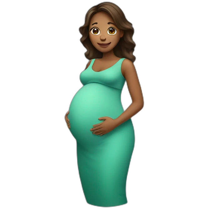 pregnant woman emoji