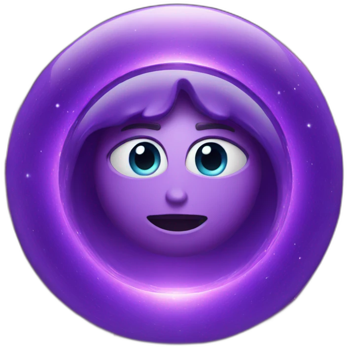 a purple portal to another galaxy emoji