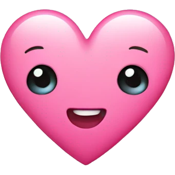cute pink heart emoji