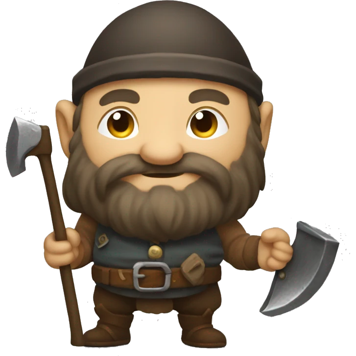 dwarf with pickaxe emoji