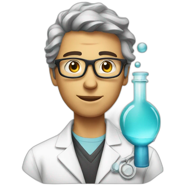 Sport chemical scientist for peace emoji