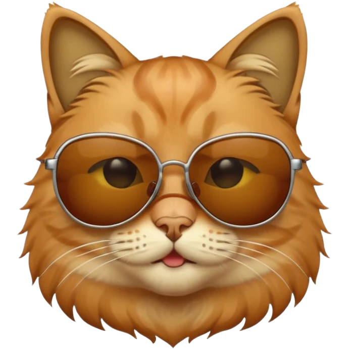 Cat wearing sunglasses emoji