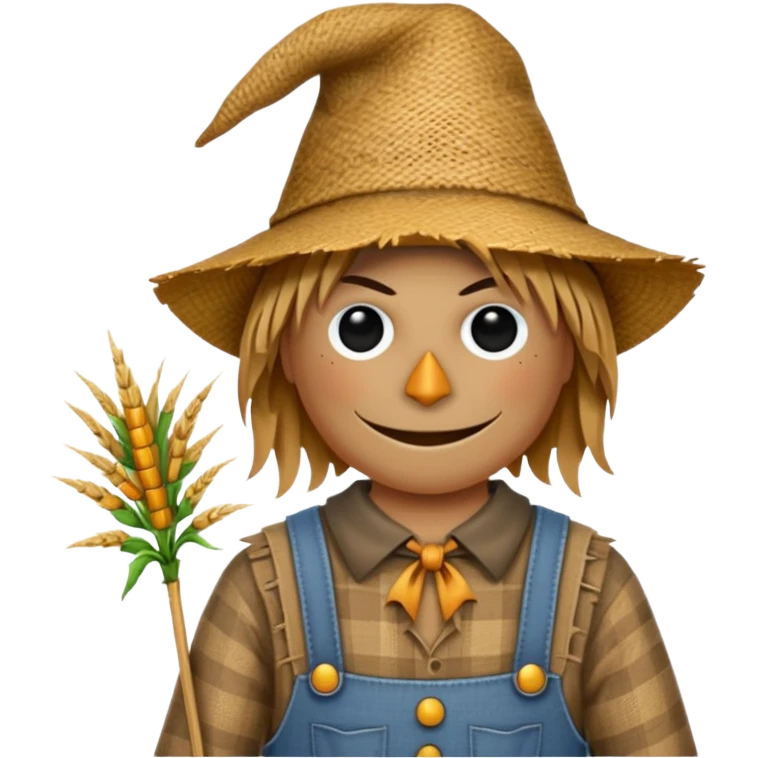 the scarecrow emoji