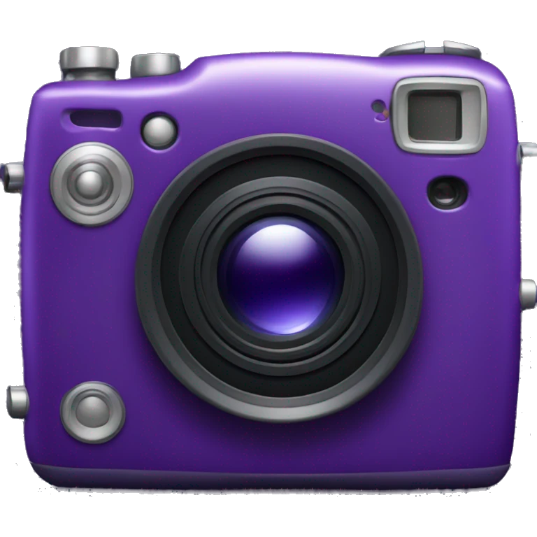 dark purple digital camera emoji