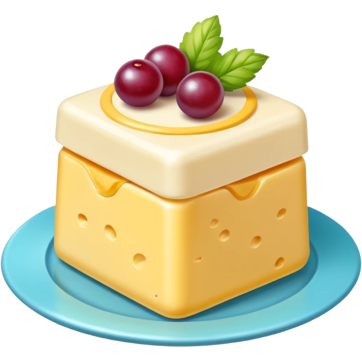 Baltic Curd dessert Karums wrapping emoji